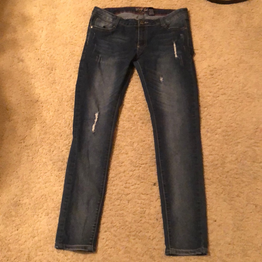 Ripped Blue Jeans